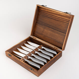 Alberto Stainless steel 1.4116 German Steel 5" 6 Pcs Steak Knife Set