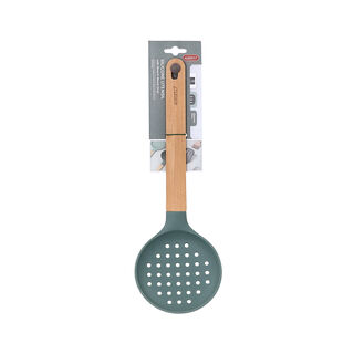 Alberto silicone food strainer spoon green
