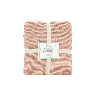 100% Cotton Knitted Throw