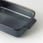 La Mesa stoneware oven to table 2pcs rectangular dish set, blue image number 7