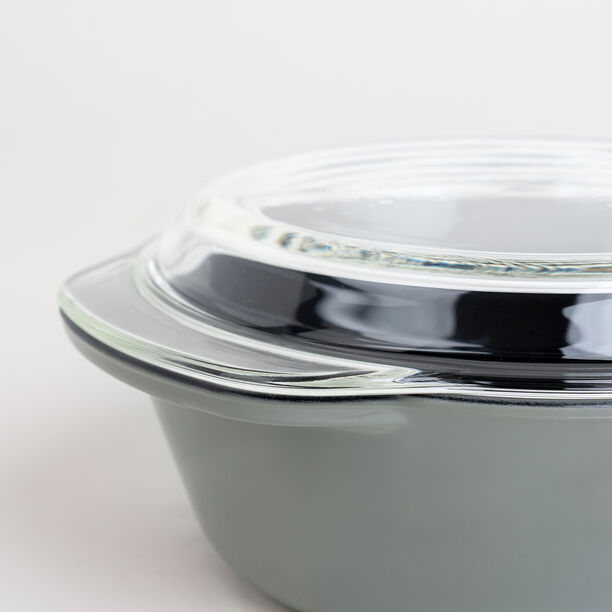 1.5L Glass Casserole With Lid image number 3