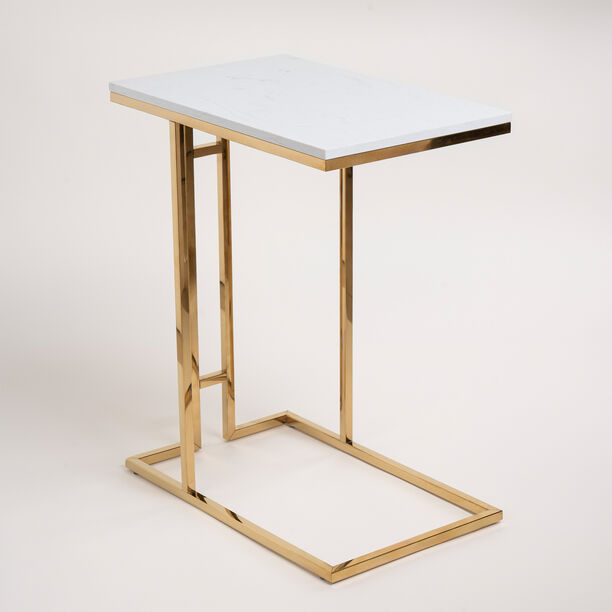 طاولة جانبية من الرخام image number 1