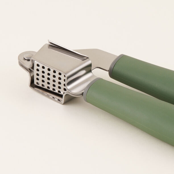 Alberto Stainless Steel Garlic Press, Green image number 1