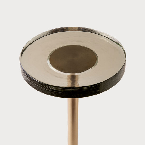 هومز طاولة مشروبات كابري، ذهبية 28*28*64 سم image number 2