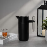 Steel Vacuum Flask 1.2L Arab Graph Black image number 1