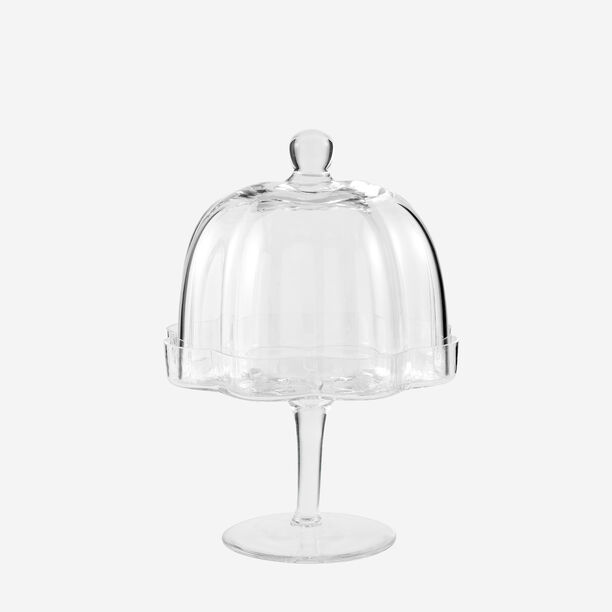 La Mesa Cake Stand With Long Base Small H: 23.5Cm T:17Cm D:17Cm B:9.3Cm image number 0