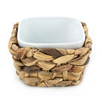 La Mesa Oven/Serving Bowl With Rattan Basket image number 0