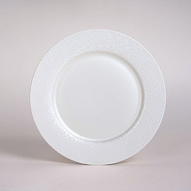 La Mesa white porcelain 18 pc dinner set image number 1