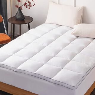 Cottage plush mattress topper with a down proof finish 160*200*10cm