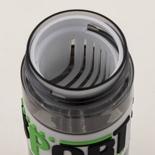 بنتولا قارورة مياه بلاستيك 600 مل، أسود