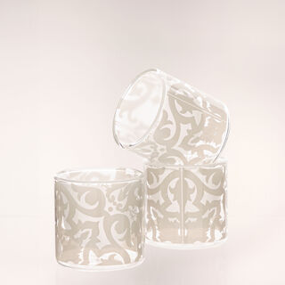 Rio 6pcs grey porcelain coffee set