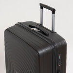 Travel vision durable PP 3 pcs luggage set, black image number 4