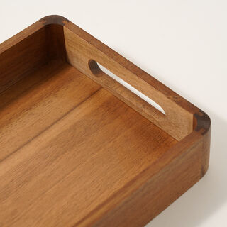 Dallaty acacia wood serving tray 5*18*32cm, brown