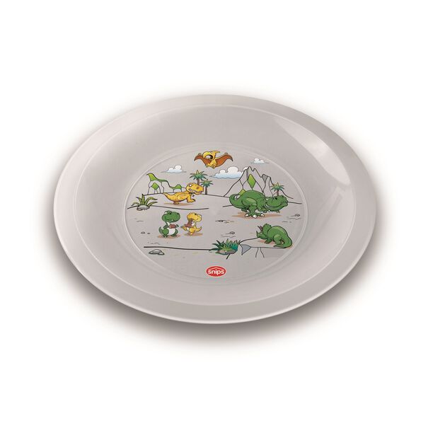 Snips flat plate dino 23.5*1.5cm, multicolor image number 1