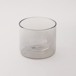 Qurtuba Collection La Mesa Double Wall Glass Serving Bowl, 15*12.5 cm