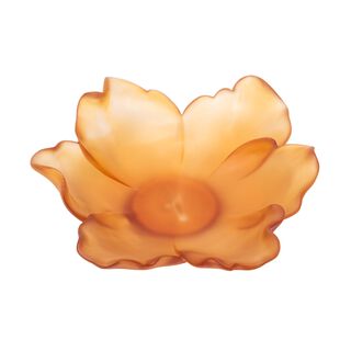 Ashtray Glass Amber 