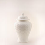 Homez off white ceramic vase 30*30*49 cm image number 0
