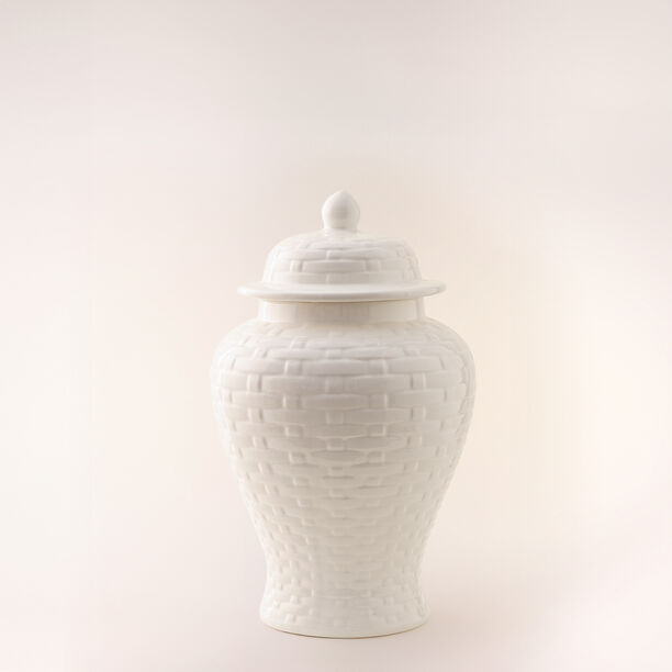 Homez off white ceramic vase 30*30*49 cm image number 0