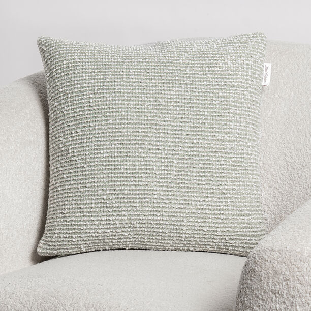 Cottage acrylic boucle woven cushion 45*45cm, green image number 0