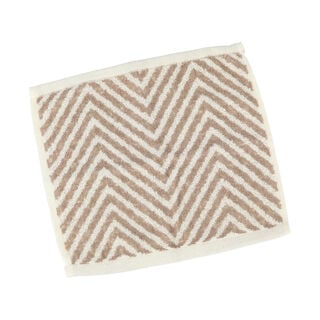 Yarn Dyed Zigzag Hand Towel 30*30 Cm