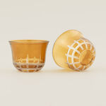 Dallaty 6pcs arabic coffee cup set, brown image number 2