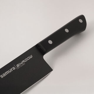 Samura shadow 2pcs stainless steel kitchen knives set with black nonstick coating