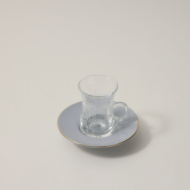 20 Pieces Porcelain Arabic Tea And Coffee Set image number 3