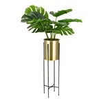 Planter Metal With Stand Small Pot Dia 19.7 Cm X Heiht With Stand 68.4 Cm image number 1