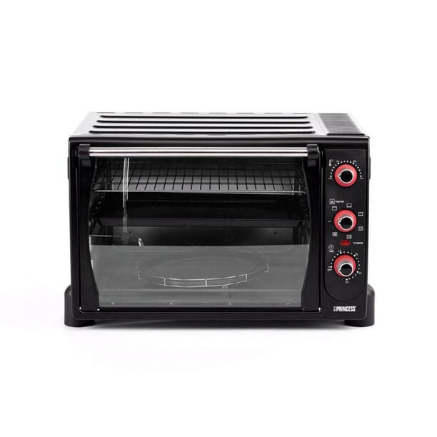 Princess Oven 90L 2400 W Black, Rotisserie, Convection Function. image number 2