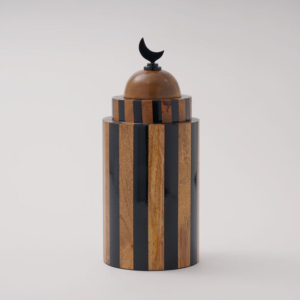 Homez Samrah Collection Decoration Item, Black & Brown, 22*35 Cm image number 0