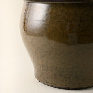 Homez ceramic planter, brown 38*38*33cm