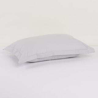Cottage Cotton Percale 200Tc Pillowcase Set 2 Pcs, Grey 50*75Cm