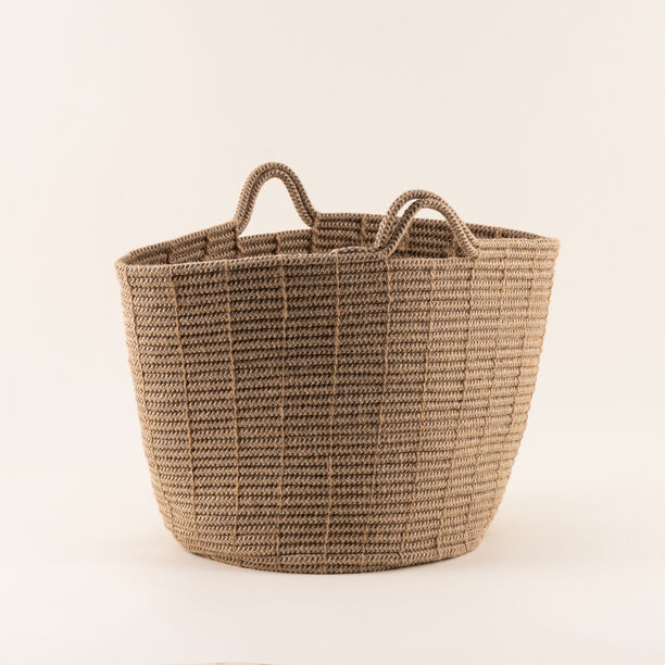 Homez jute storage basket woven 35*35*30cm, brown image number 1