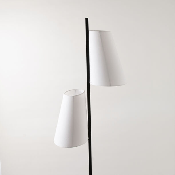 هومز مصباح أرضي من معدن، أسود وأبيض 33*22*150سم image number 1