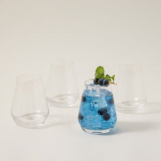 Waraq 4 Pieces Glass Hiball Tumblers