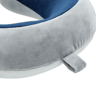 Travel Vision Memory Foam Pillow Gray And Navy 30*30*11 cm