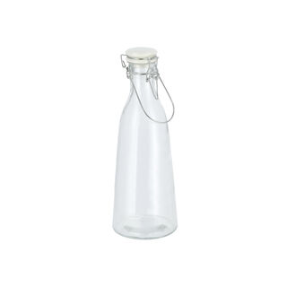Glass Water Bottle With Ceramic Lid