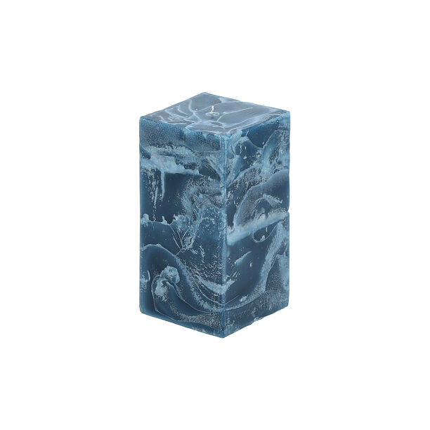 Marble Square Candle 8*8*15 cm Aqua image number 1