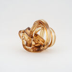 قطعة ديكور منزلية زجاج لون بني مقاس 15*15*15 سم image number 0