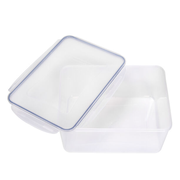 Alberto Plastic Food Saver Rect Shape V:7.8L Blue Lid image number 2
