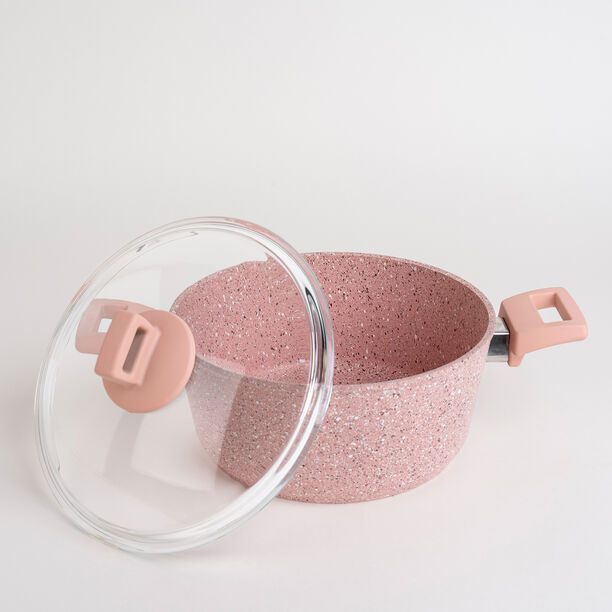 Alberto 7 piece pink granite cookware set image number 2