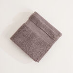 Boutique Blanche Dark Grey Microcotton Face Towel, 30*30 Cm image number 0