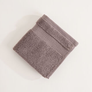Boutique Blanche Dark Grey Microcotton Face Towel, 30*30 Cm