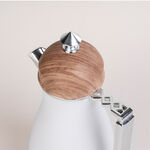 طقم دلات بلاستك لون بني فاتح تصميم كوفه سعة 1 لتر من دلتي  image number 5