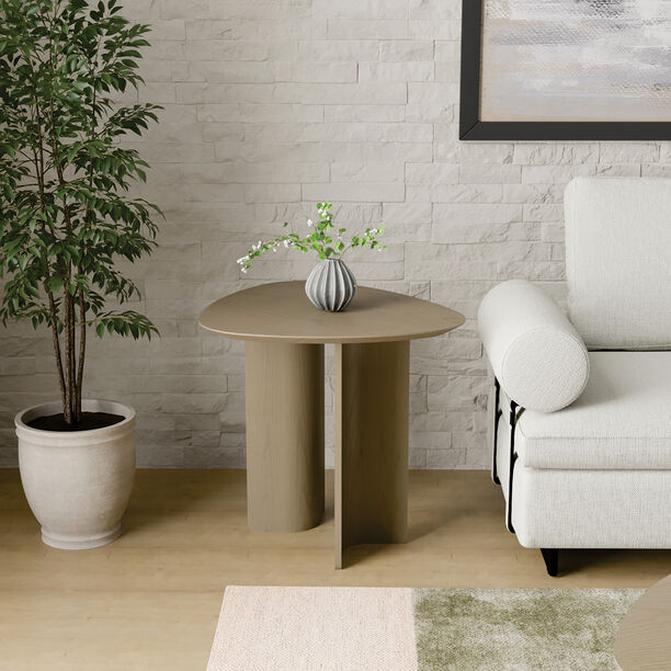 هومز موكا طاولة جانبية إم دي إف، رمادي 66*60*60 سم image number 0