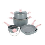 8Pcs Marble Nonstick Cookware image number 1