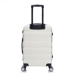 Travel Vision Abs Wheeled Suitcase, White, 24 Inch, 44*25.5*66.5 Cm
