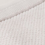 Boutique Blanche jaquard cotton small towel, white, 50*30cm image number 3
