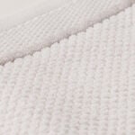 Boutique Blanche jaquard cotton small towel, white, 50*30cm image number 3
