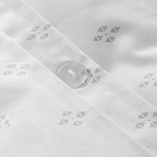 Boutique Blanche 3pcs cotton duvet cover 200*200cm 300 thread count diamond